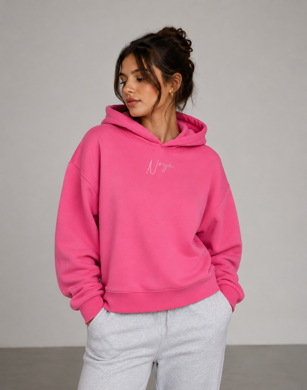 Statement Pink Hoodie