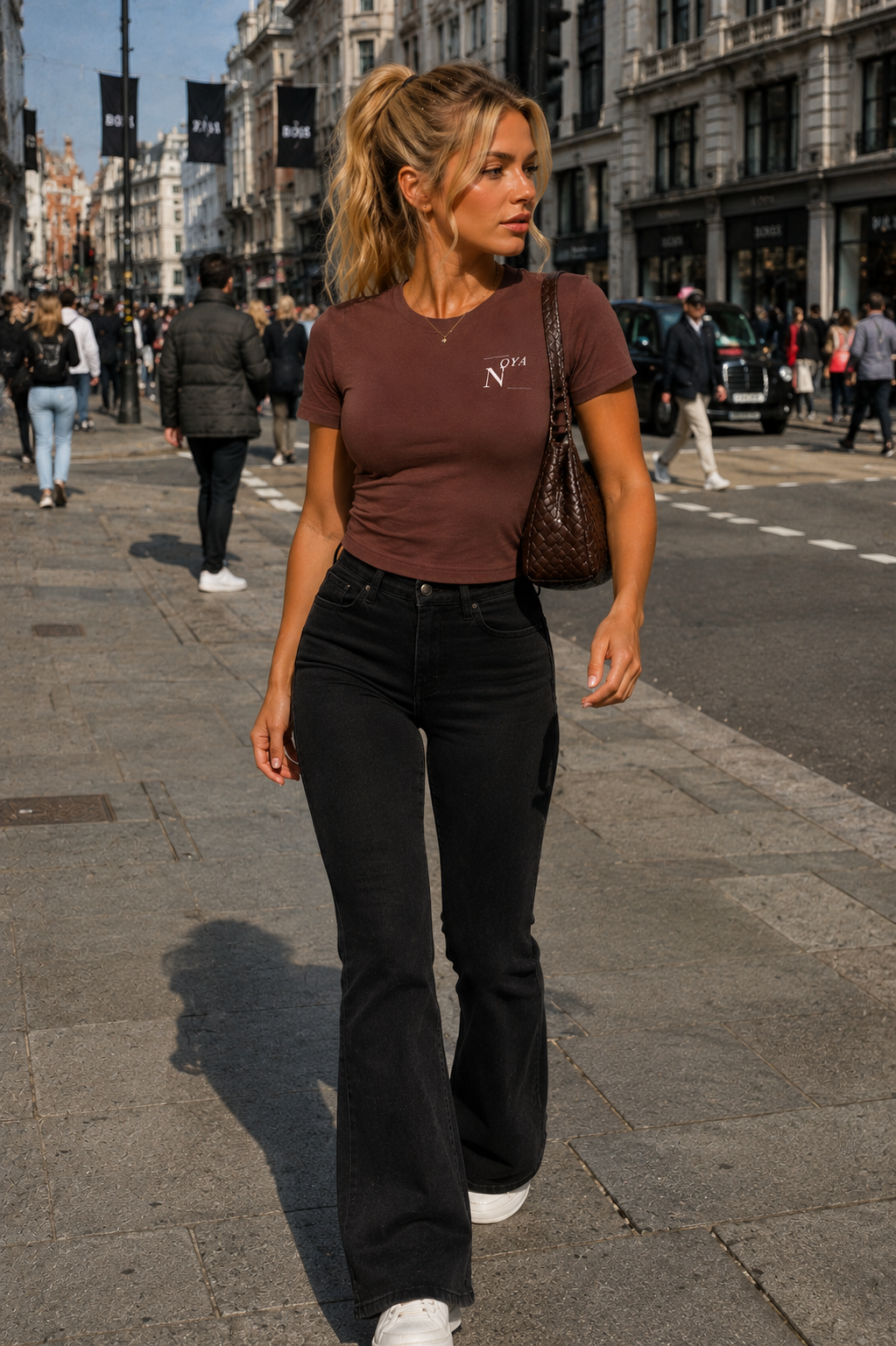 Espresso Fitted Tee