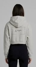 Ash Cropped Hoodie