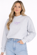 Pearl Grey Oversized Sweatshirt