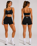 Noya Black Sculpt Shorts